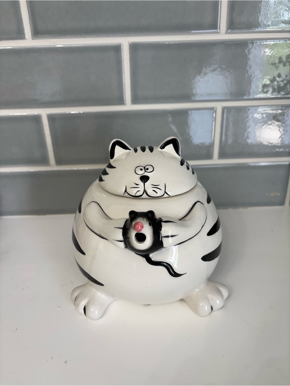 Pier 1 Imports Fat Cat Teapot
